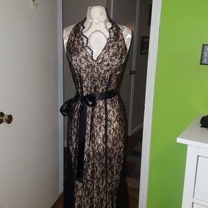 Sexy Lace Halter Dress